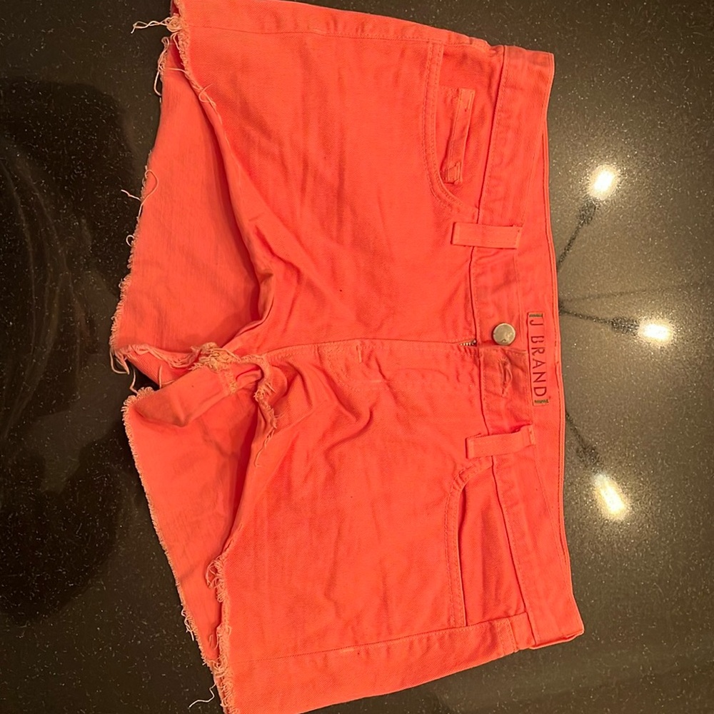J Brand Jean shorts. Salmon color. Size 29